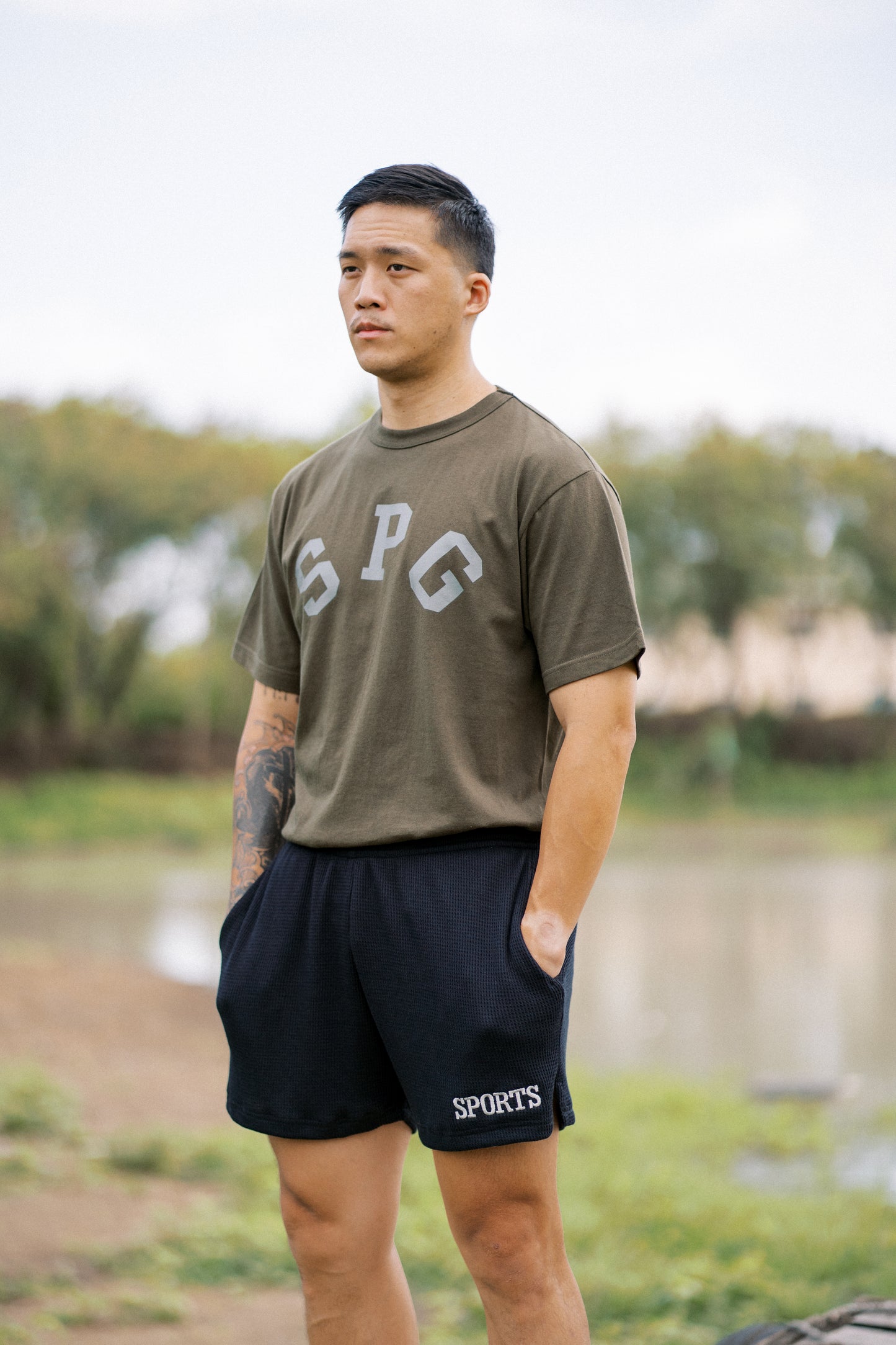 Drill Tee in SWAMP