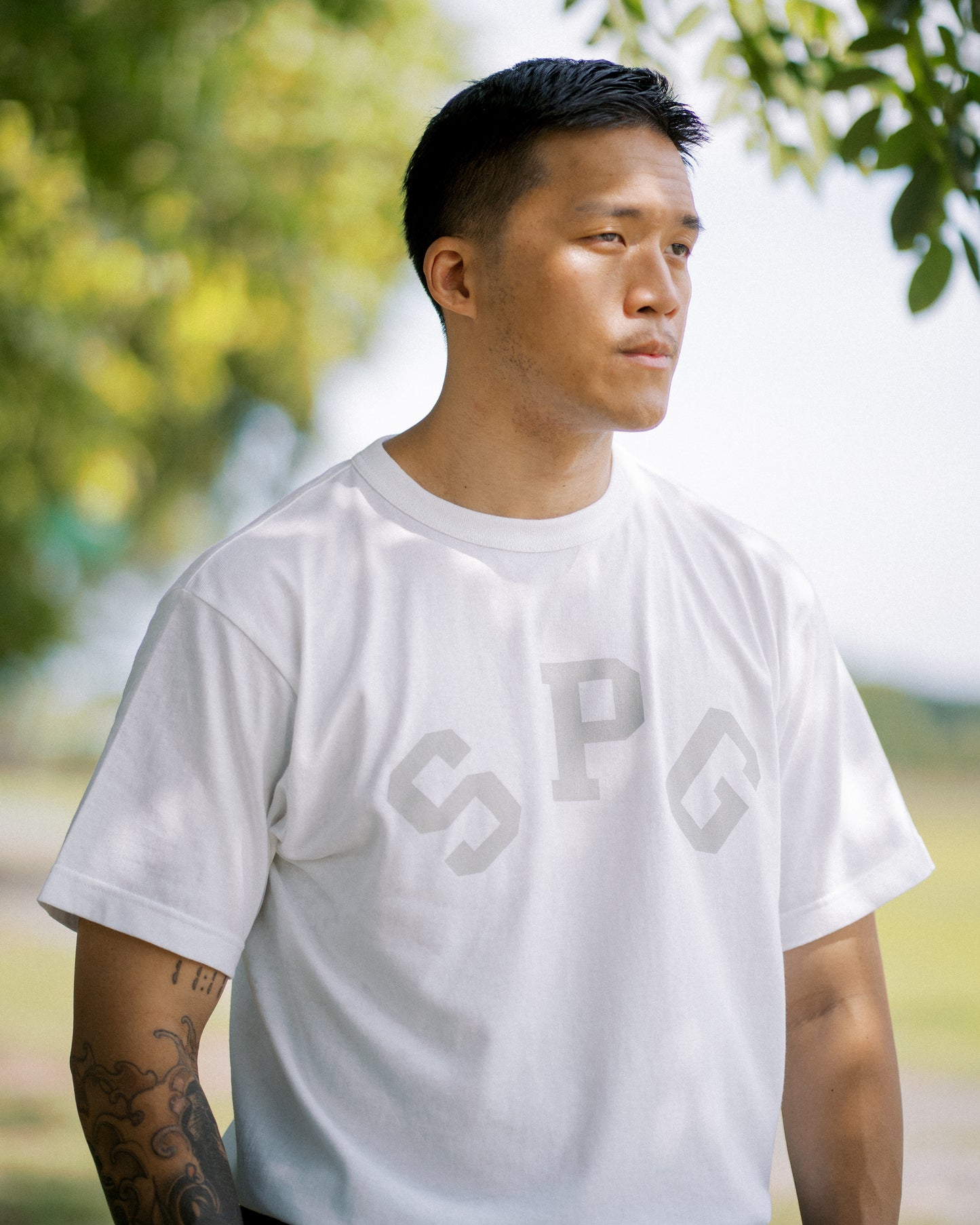Drill Tee in TUNDRA