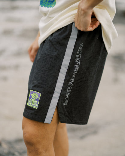 THE x SP SHORTS IN JET BLACK