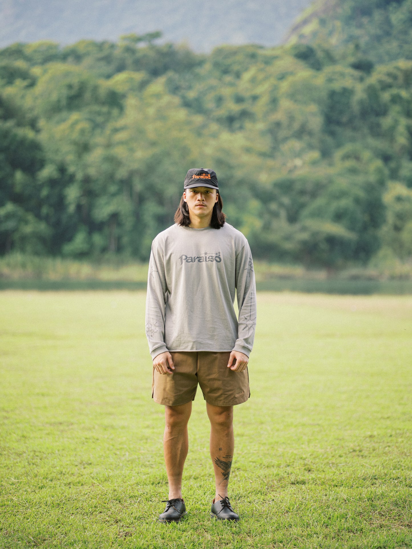PARAISO LONG TEE - OYSTER