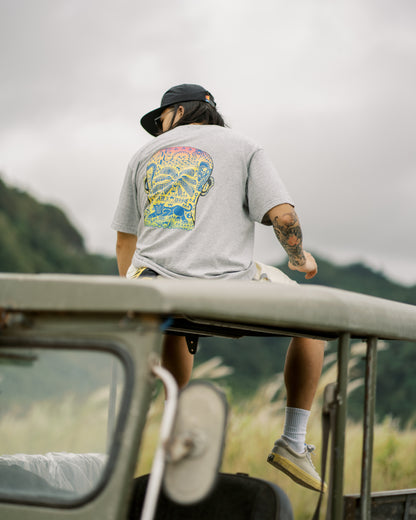 THE x SP TEE IN HEATHER GREY