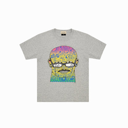 THE x SP TEE IN HEATHER GREY